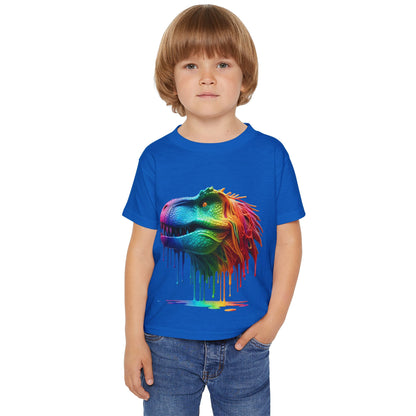 Rainbow T-Rex Toddler T-Shirt - Fun & Colorful Dino Tee for Kids