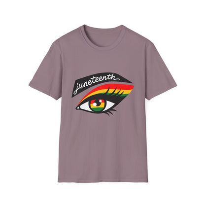 Juneteenth Eye Graphic T-Shirt, Unisex Tee, Afrocentric Apparel, Celebratory Wear, Black History Month Gift, Inclusive Fashion