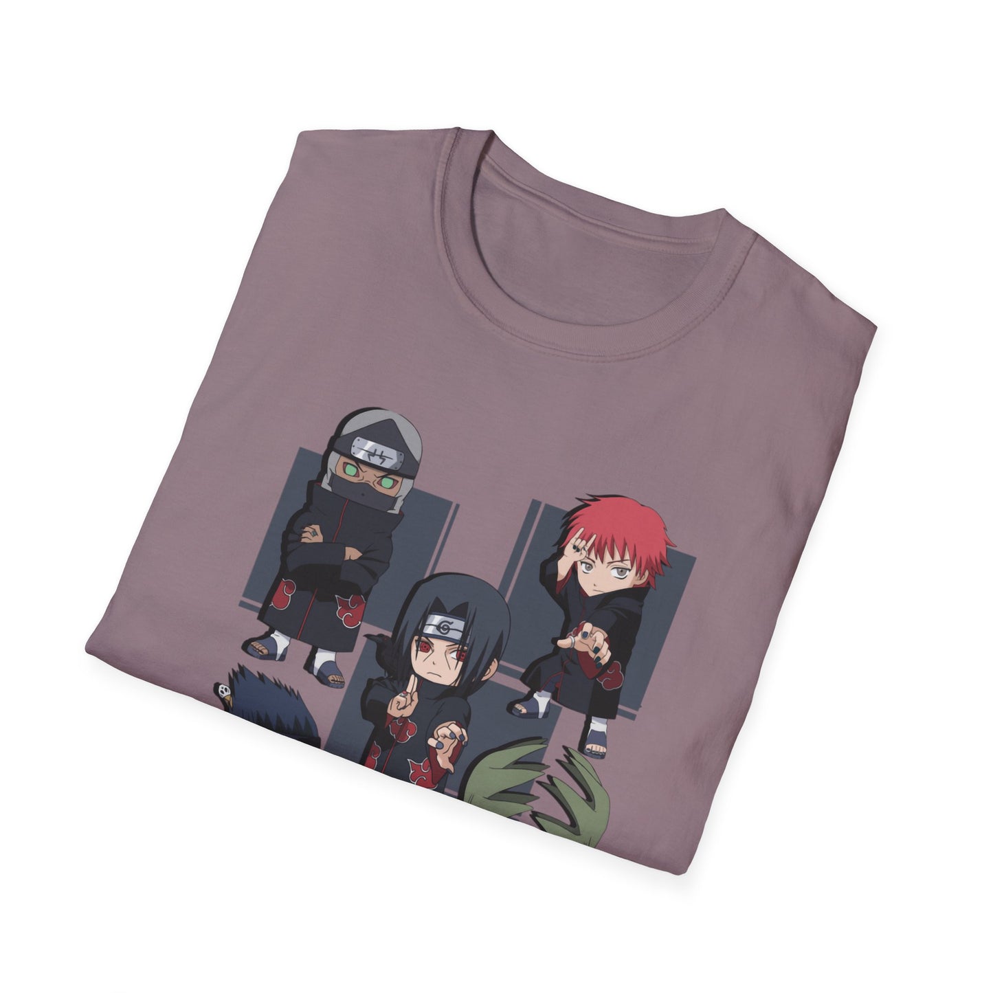 Anime Character Unisex Softstyle T-Shirt - Cool Graphic Tee for Fans
