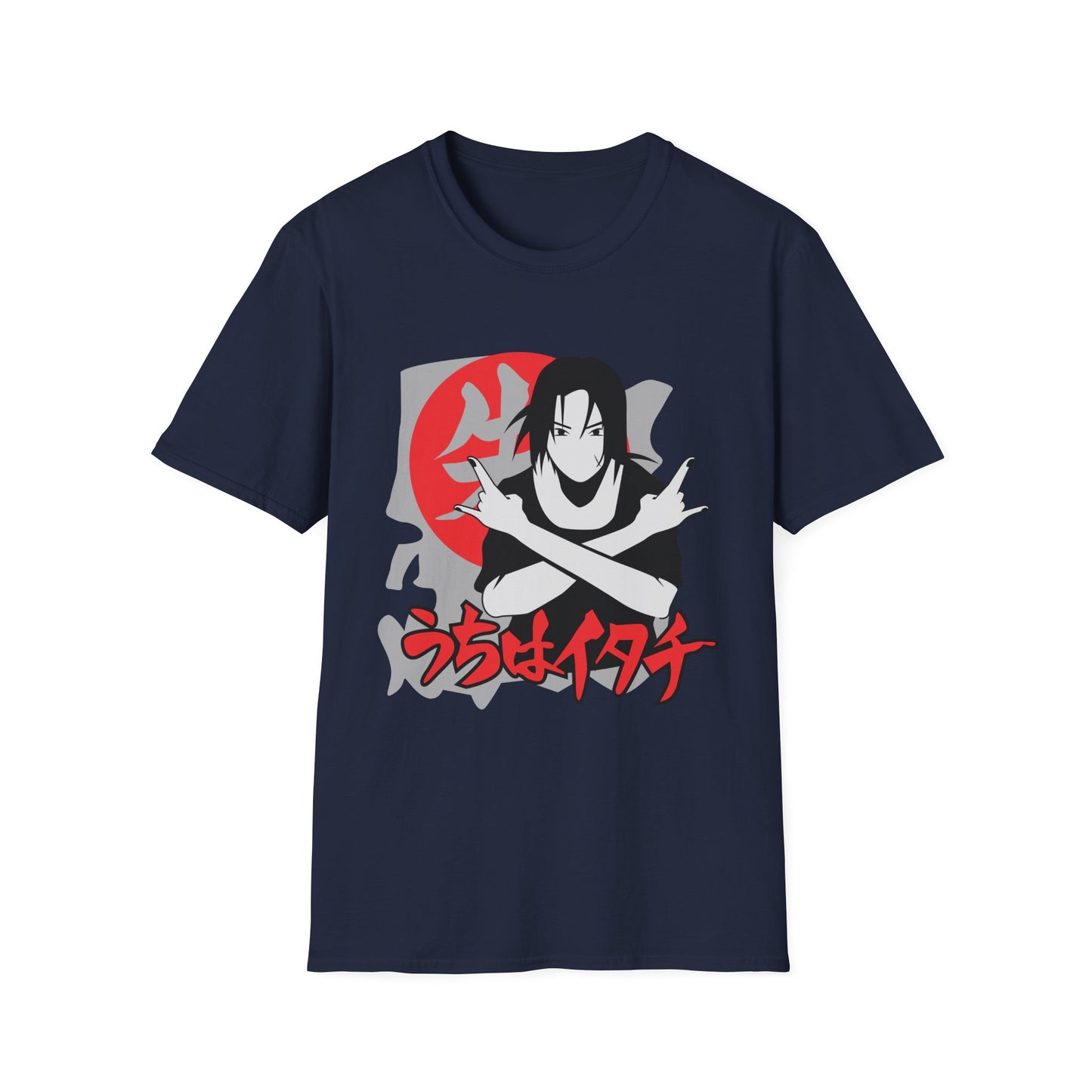 Unisex Softstyle Anime T-Shirt - Iconic Itachi Design