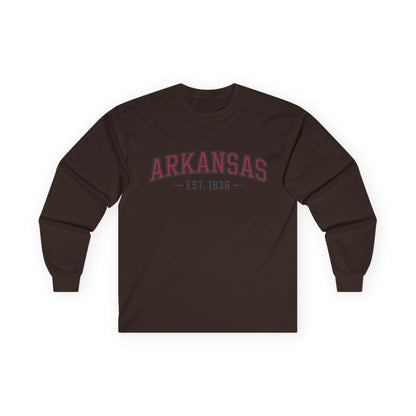 Arkansas EST. 1836 Long Sleeve Tee