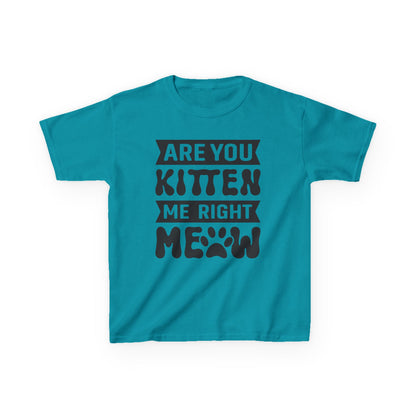 Cute Kids Tee - "Are You Kitten Me Right Meow" T-Shirt for Cat Lovers, Birthday Gift, Funny Pet Shirt, Kids' Humor Clothing, Animal [...]