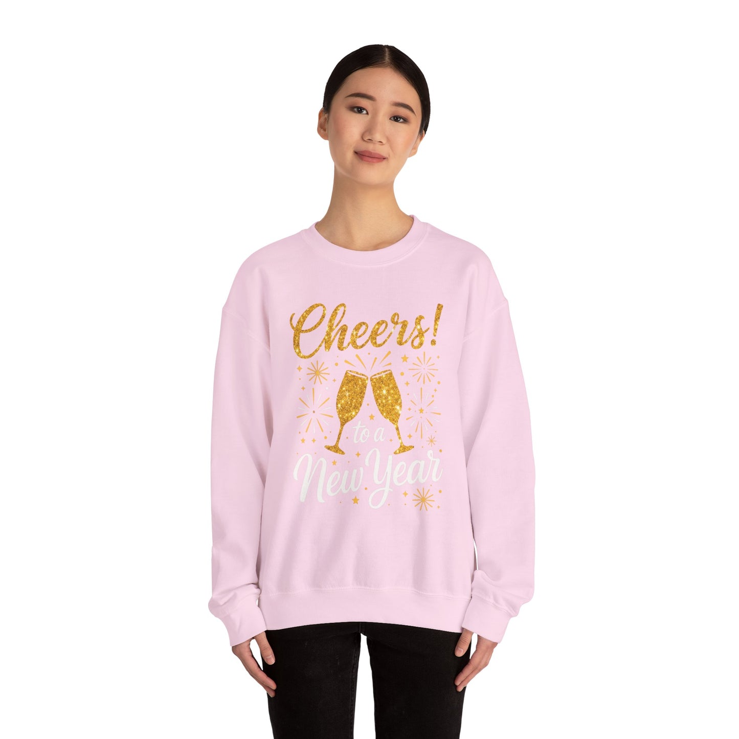 Cheers to a New Year Sweatshirt — New Year’s Eve Celebration Crewneck