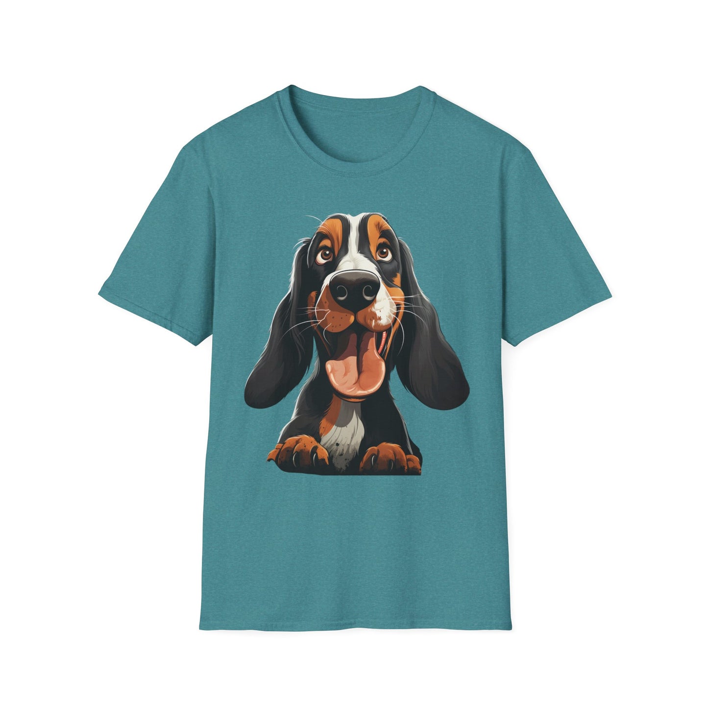 Cute Dog Graphic Unisex Softstyle T-Shirt - Perfect for Pet Lovers