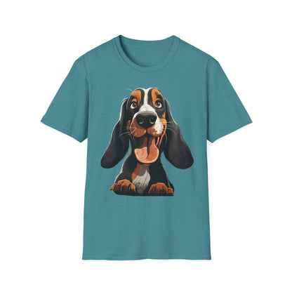 Cute Dog Graphic Unisex Softstyle T-Shirt - Perfect for Pet Lovers