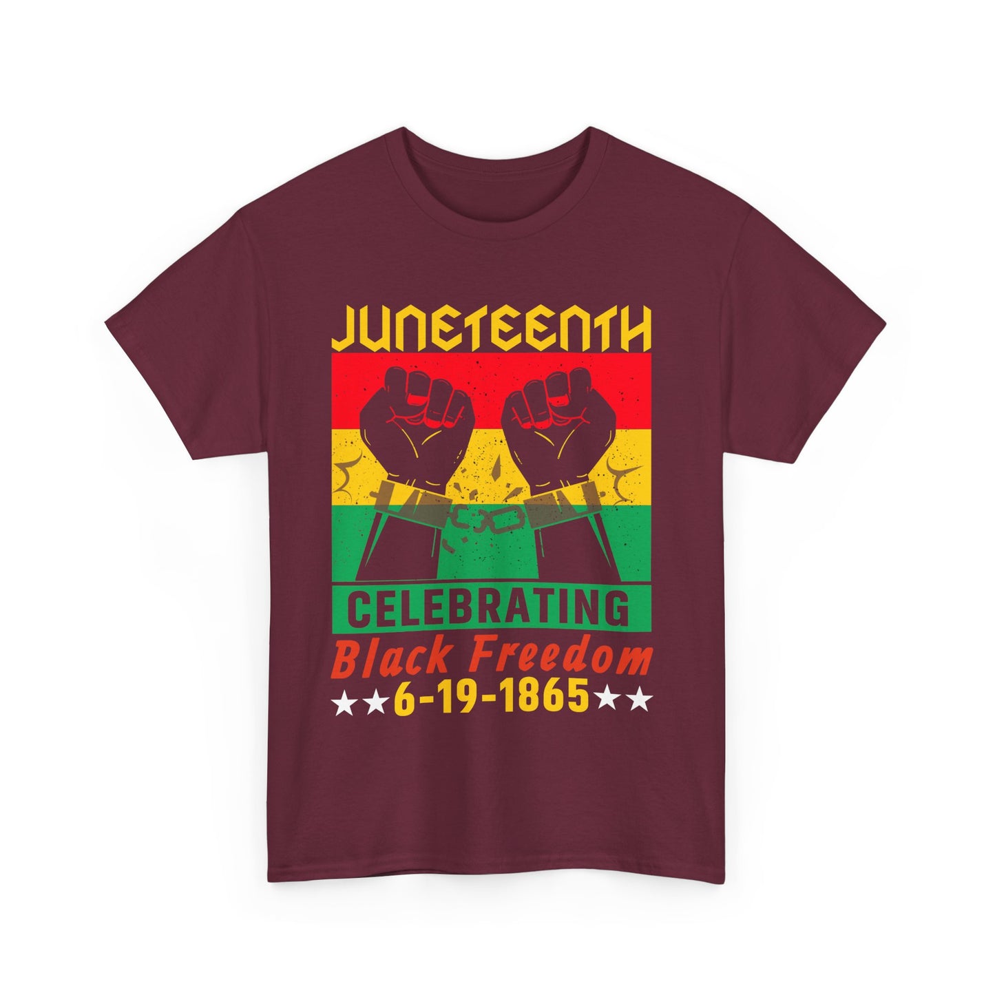 Juneteenth Celebration Tee, Unisex Cotton Shirt, Black Freedom T-Shirt, 6-19-1865 Heritage Top, Summer Festival Apparel, History Shirt