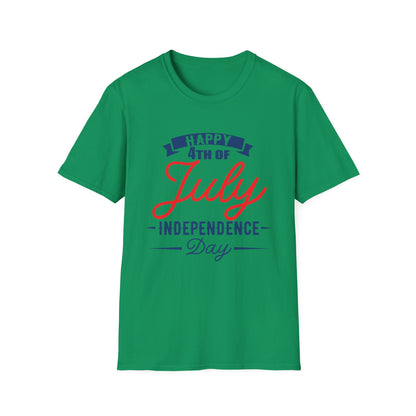Happy 4th of July Unisex T-Shirt, Independence Day Tee, Summer Celebration Shirt, Patriotic Apparel, Casual Festival Wear