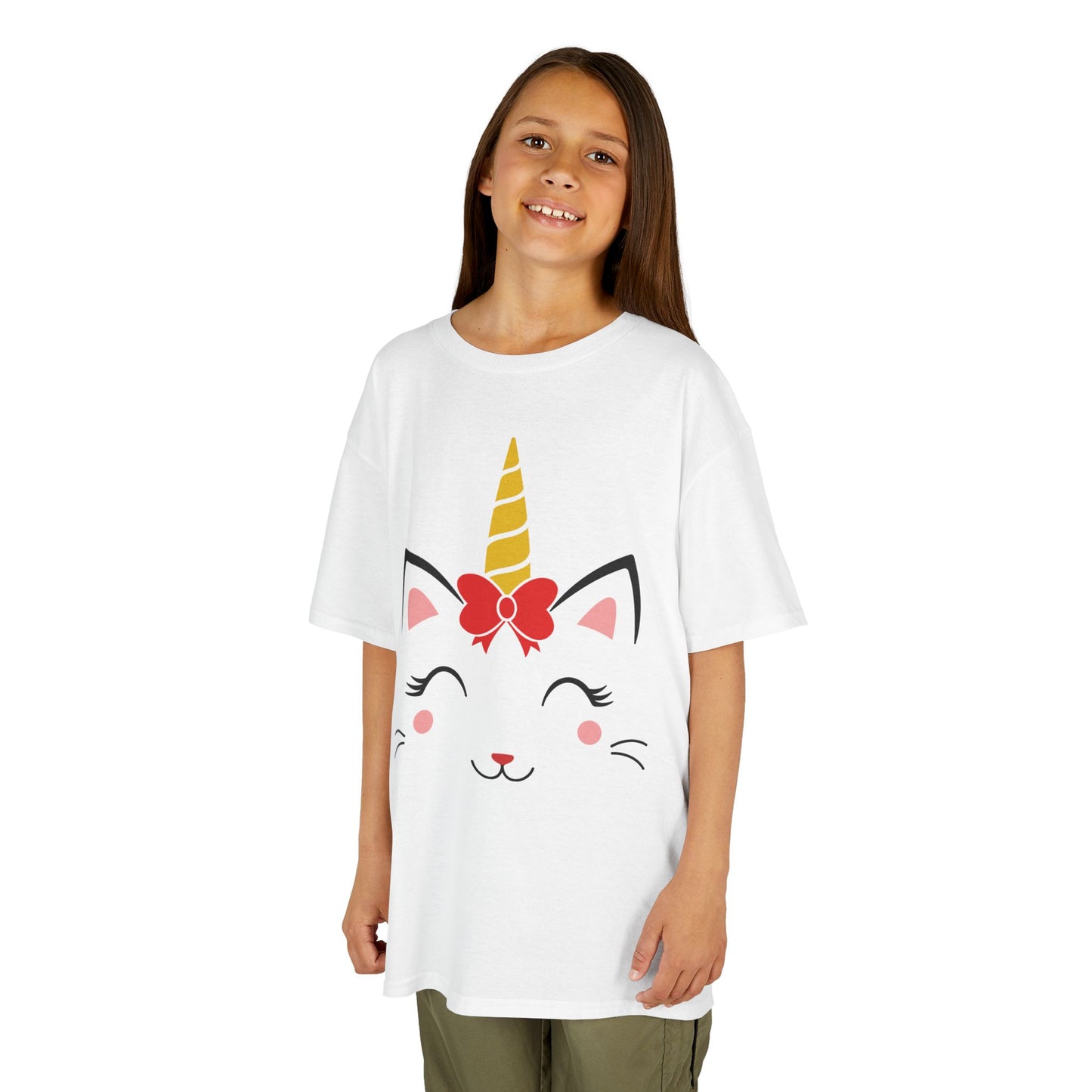 Cute Unicorn Kids Heavy Cotton Tee - Perfect for Birthdays and Everyday Fun!