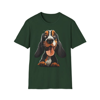 Cute Dog Graphic Unisex Softstyle T-Shirt - Perfect for Pet Lovers