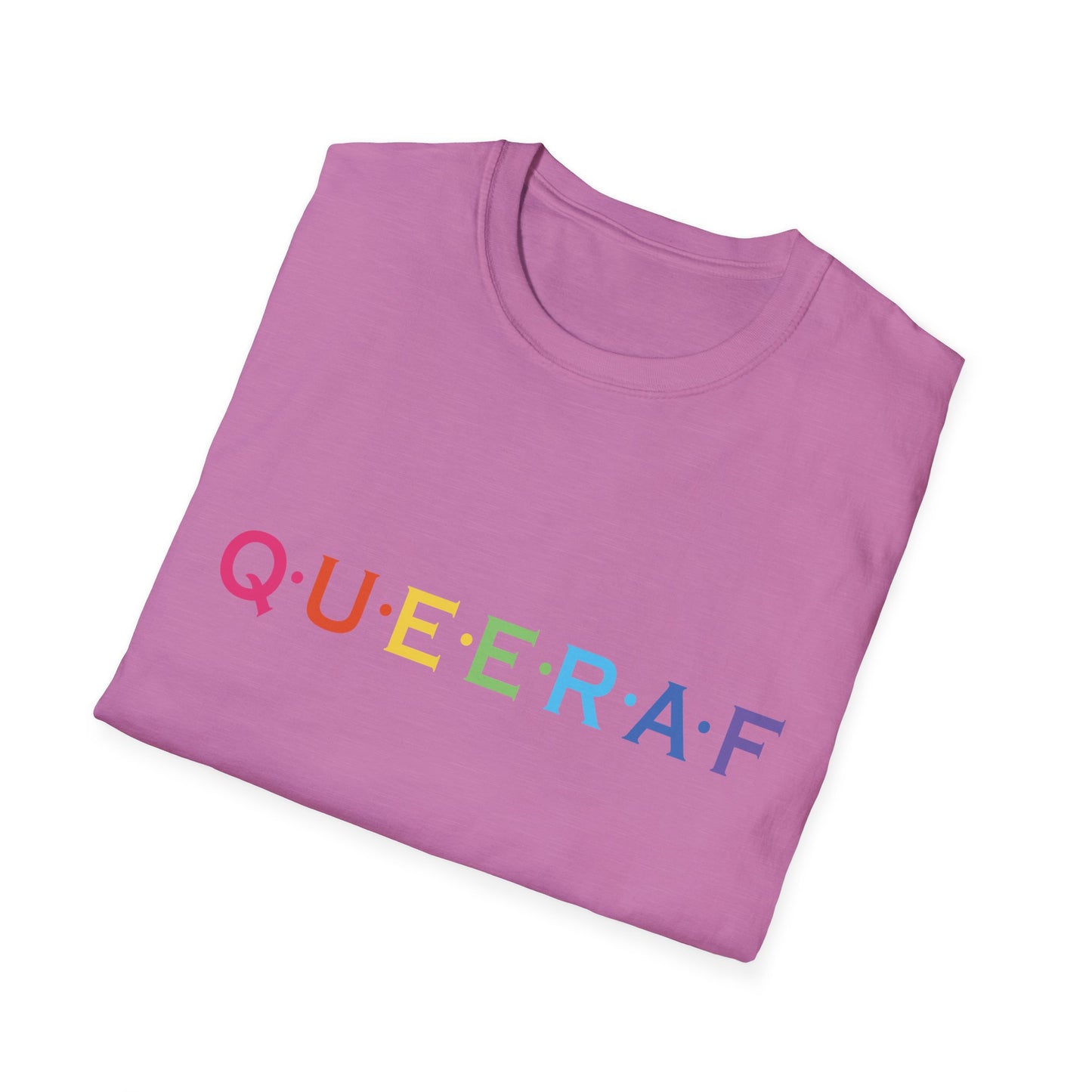 Pride-Inspired Unisex T-Shirt - QUEERAF Graphic Tee for LGBTQ+ Celebrations, Everyday Wear, Gift for Supporters, Inclusive Fashion