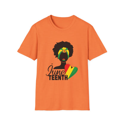 Juneteenth Celebration T-Shirt, Unisex Softstyle Tee, African American Pride Shirt, Freedom Day Apparel, Black History Month Gift