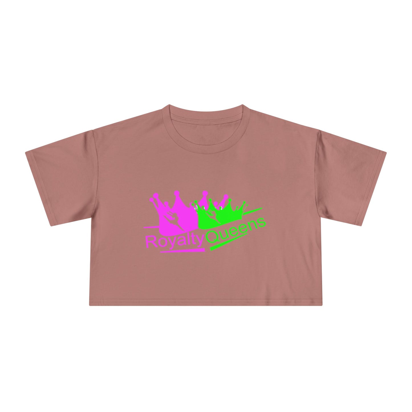 Royalty Queens Women's Crop Tee | Fun, Trendy Shirt for Celebrations, Gifts, Parties, Everyday Wear, Self-Expression