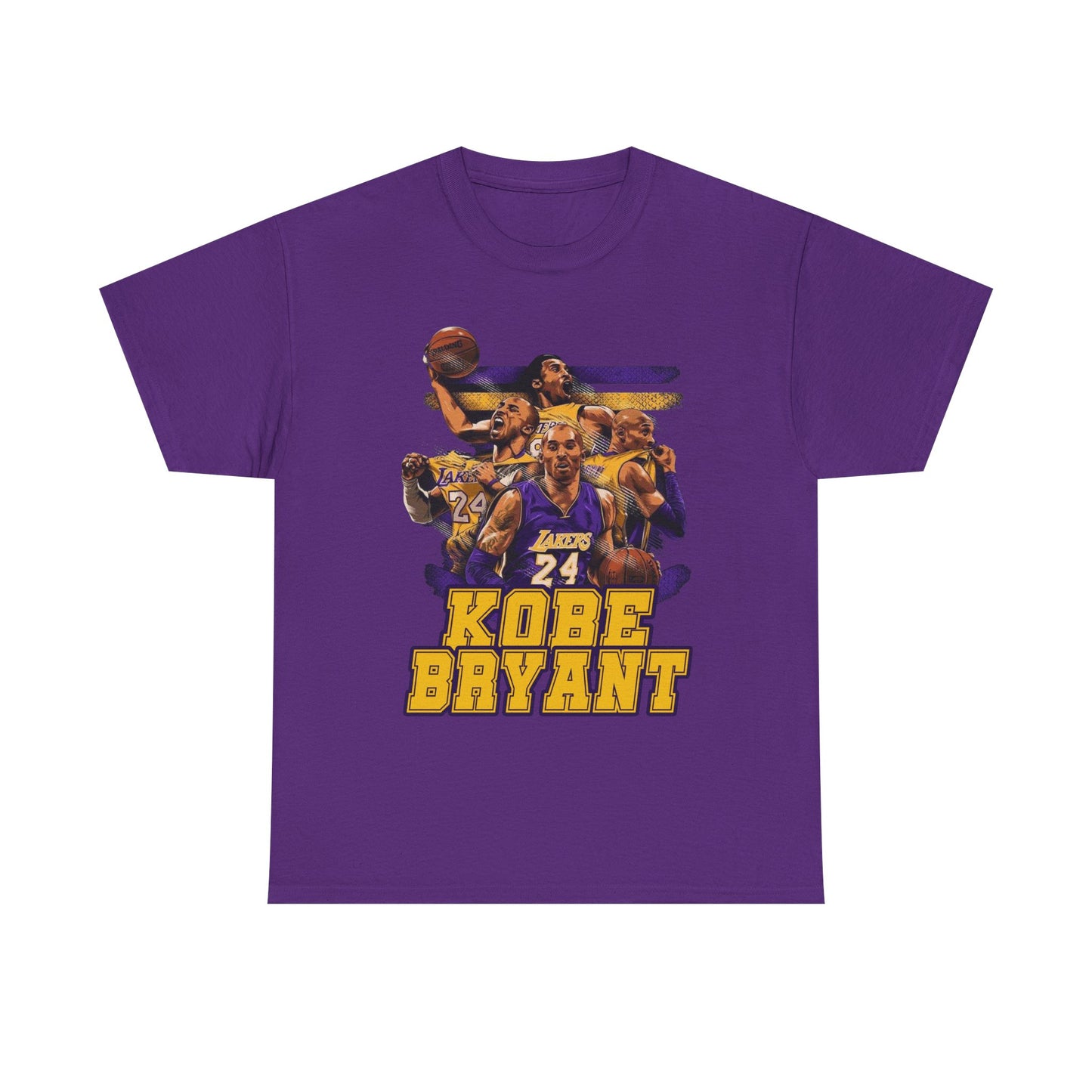 Kobe Bryant Tribute Unisex Heavy Cotton Tee - Basketball Legend Shirt