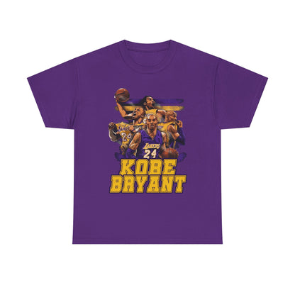 Kobe Bryant Tribute Unisex Heavy Cotton Tee - Basketball Legend Shirt