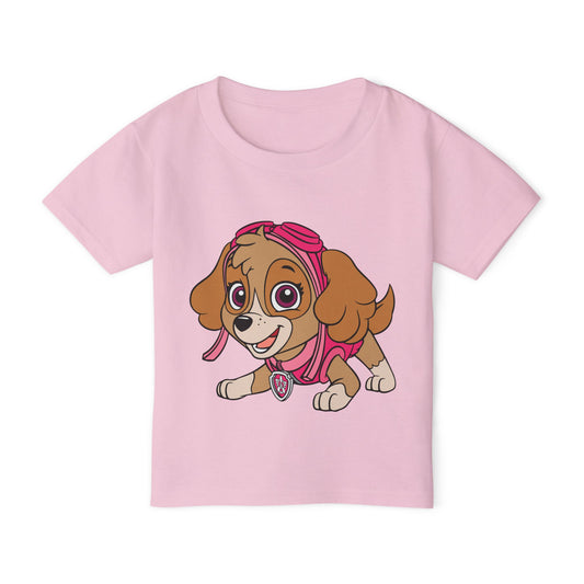 Cute Toddler T-Shirt with Playful Puppy Design, Kids Gift, Birthday Party Outfit, Everyday Wear, Animal Lover Tee