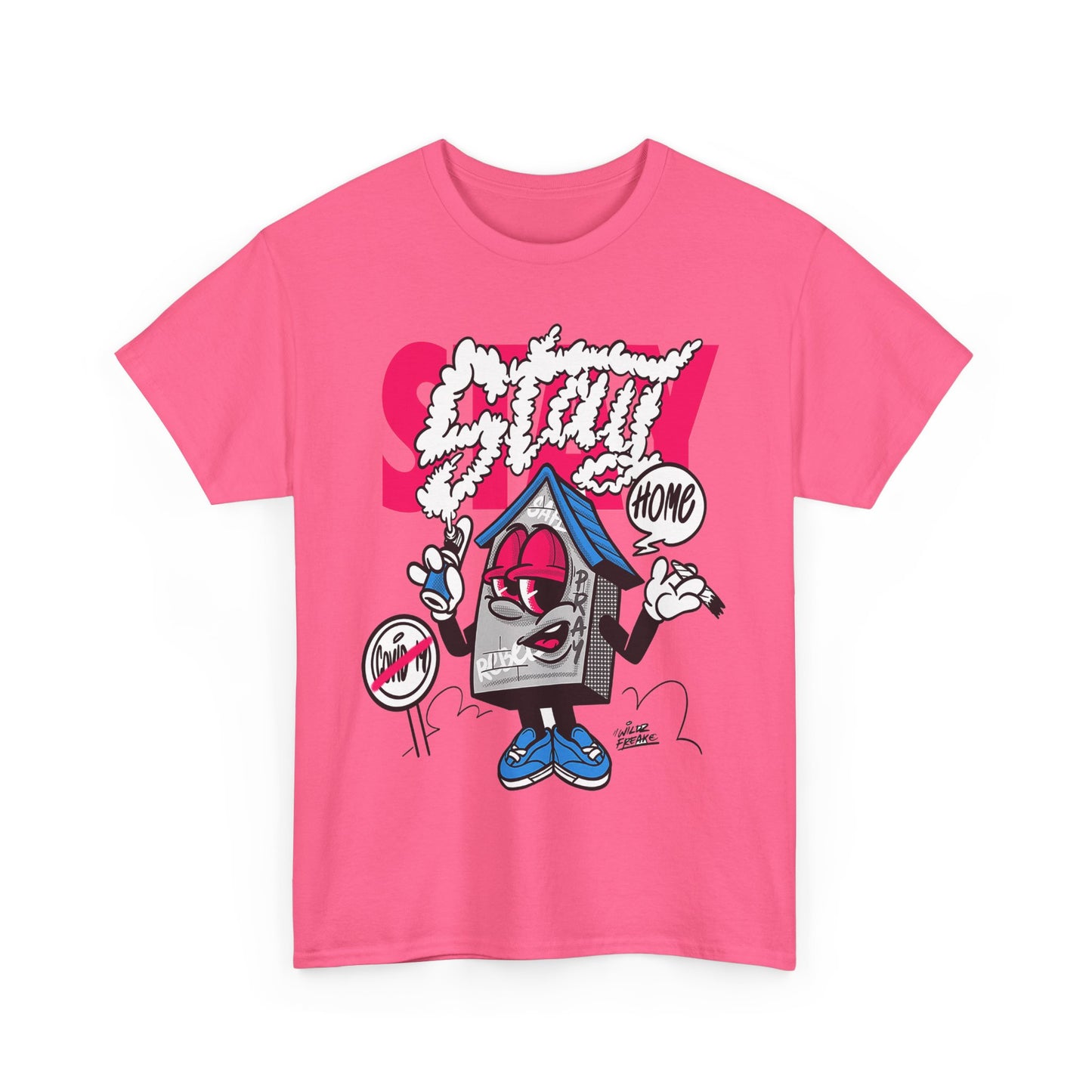 Street Art Unisex Heavy Cotton Tee - SNOT HOME Graphic Design