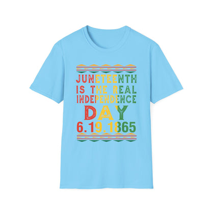 Juneteenth Independence Day T-Shirt, Softstyle Tee, Celebration Apparel, Black History Month, Gift for Activists, Unique Statement Shirt
