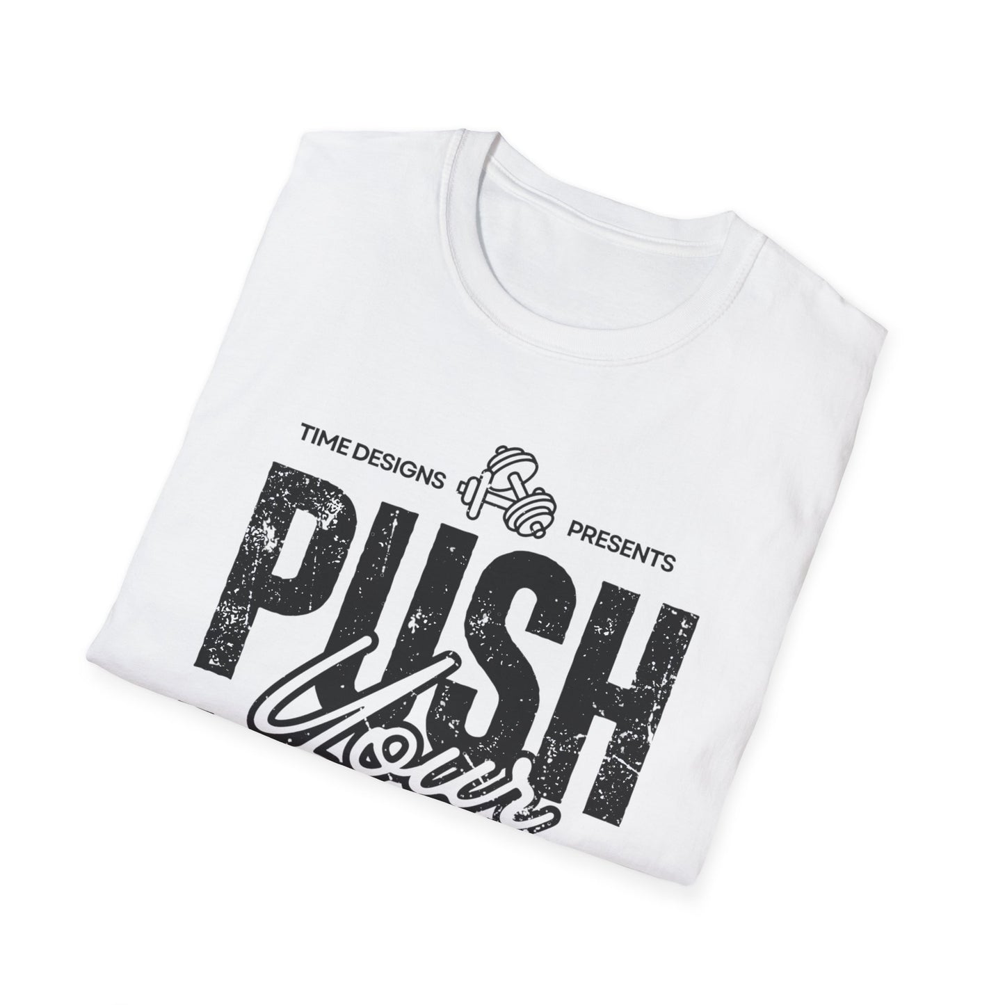 Motivational Unisex Softstyle T-Shirt - 'Push Your Limit'
