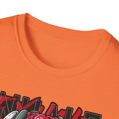 Graphic Unisex Softstyle T-Shirt - 'Exhale' Design