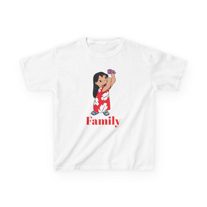Kids Family Tee, Cute Kids T-Shirt, Family Bonding Shirt, Birthday Gift for Kids, Cute Family Design Tee