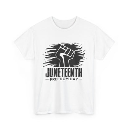 Juneteenth Freedom Day Tee, Unisex Heavy Cotton, Black Power Graphic Shirt, Everyday Wear, Freedom Celebration Apparel, Juneteenth Gift