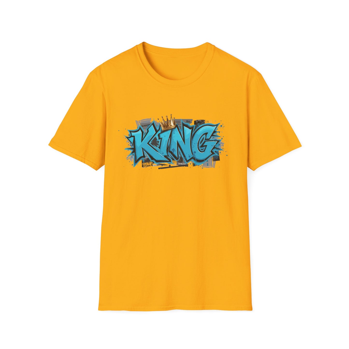 King Graffiti Unisex T-Shirt | Cool Urban Style Tee, Streetwear Fashion, Unique Gift for Him, Self-Expression, Birthday Present