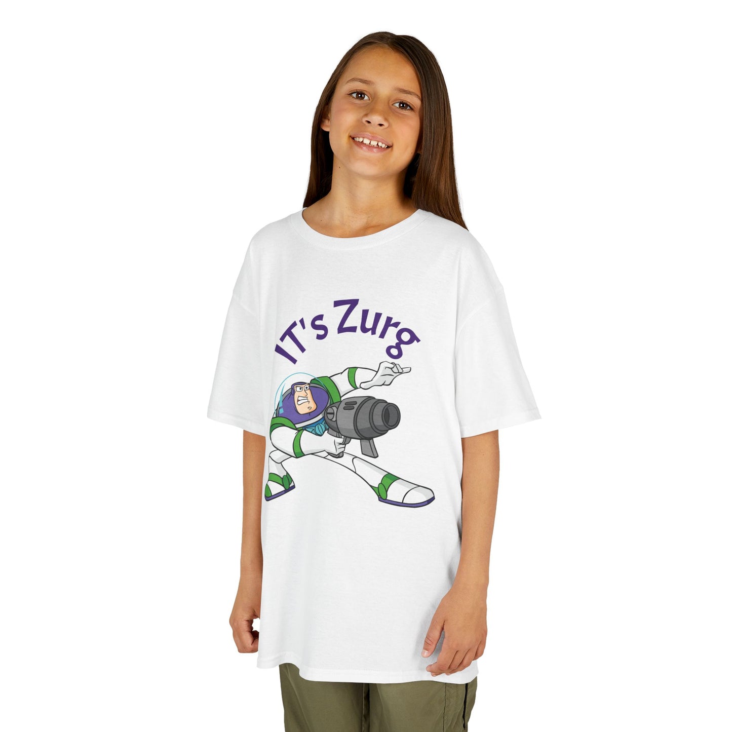 Kids Buzz Lightyear Tee - 'It's Zorg' Fun Cotton T-Shirt
