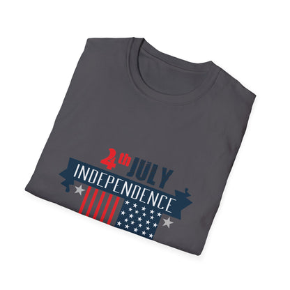 Independence Day Unisex T-Shirt, 4th of July Tee, Holiday Shirt, Patriotic Apparel, Summer Celebration Wear