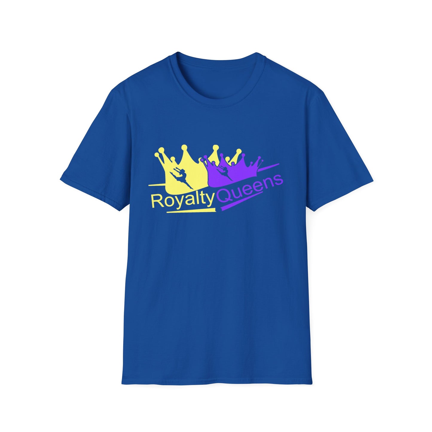 Royalty Queens Unisex Softstyle T-Shirt | Vibrant Crown Print | Perfect for Birthdays, Celebrations, and Everyday Wear