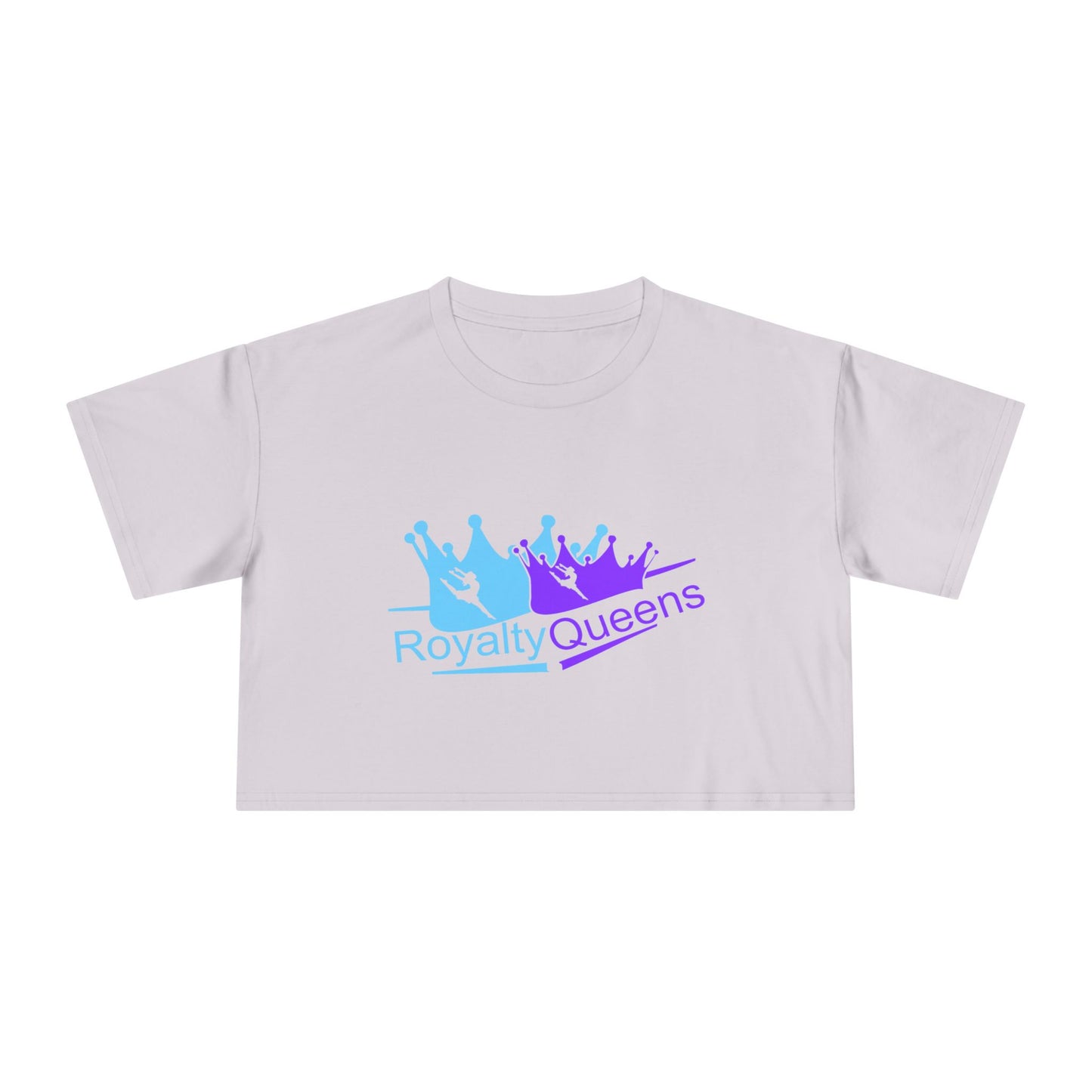 Royalty Queens Women's Crop Tee - Cute Summer Top, Inspirational Shirt, Gift for Her, Birthday Present, Casual Outfit