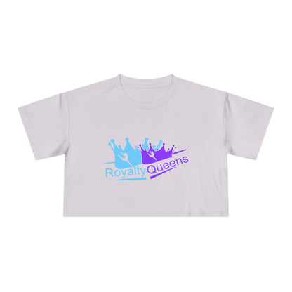 Royalty Queens Women's Crop Tee - Cute Summer Top, Inspirational Shirt, Gift for Her, Birthday Present, Casual Outfit