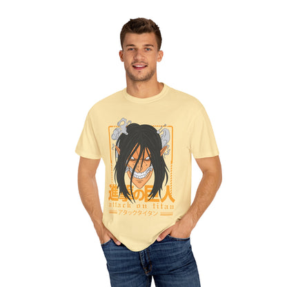 Attack on Titan Unisex Garment-Dyed T-shirt | Manga Fans Shirt | Anime Apparel | Comic Con Gift | Casual Wear | Unique Gift