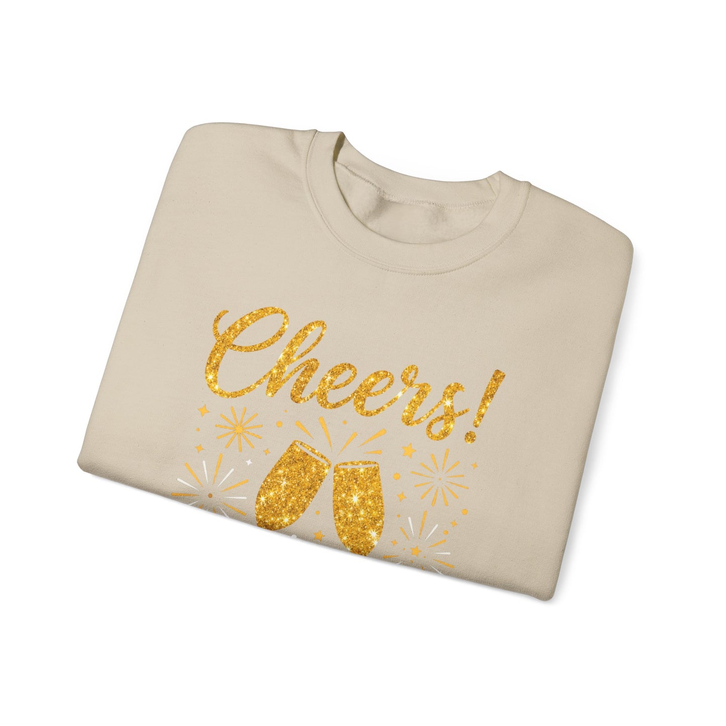Cheers to a New Year Sweatshirt — New Year’s Eve Celebration Crewneck