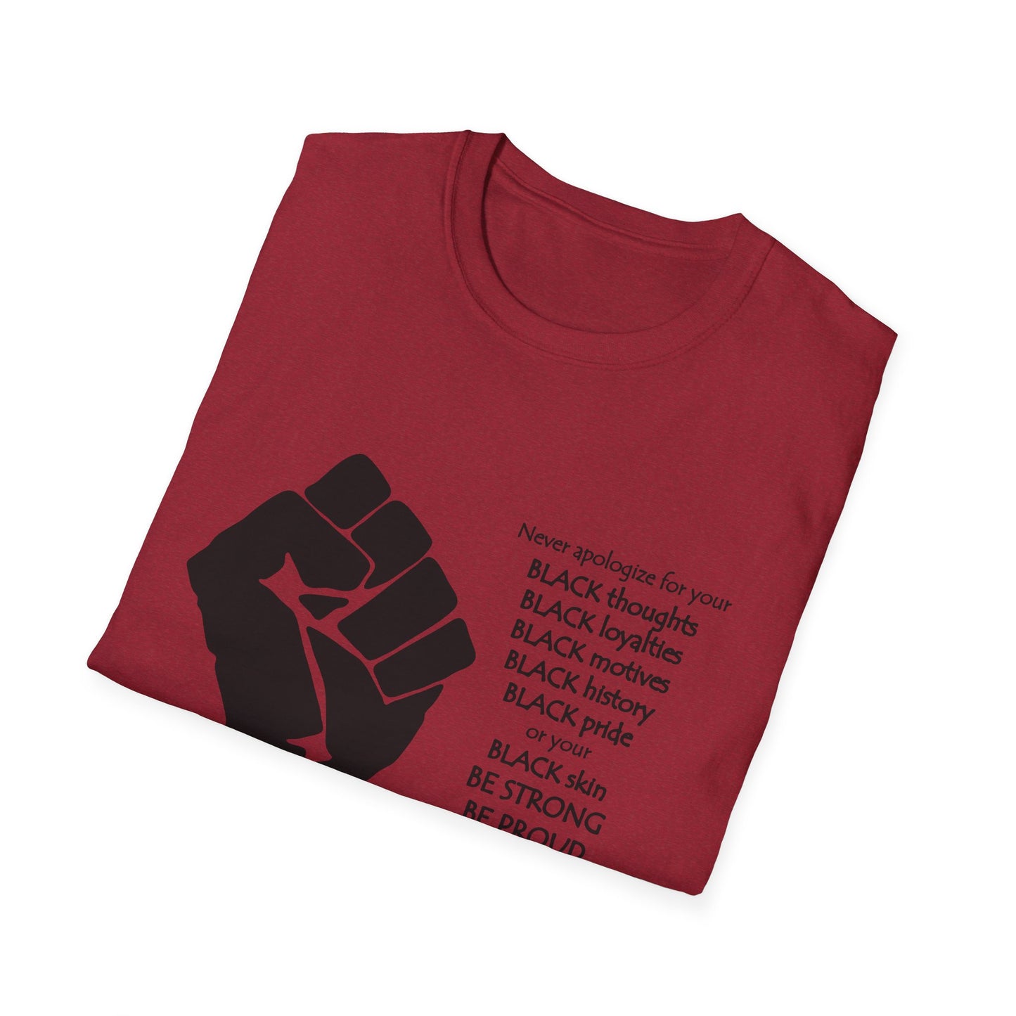 Empowerment Graphic T-Shirt: Unapologetically Black Tee, Activist Shirt, Social Justice Apparel, Inclusive Fashion, Statement Wear