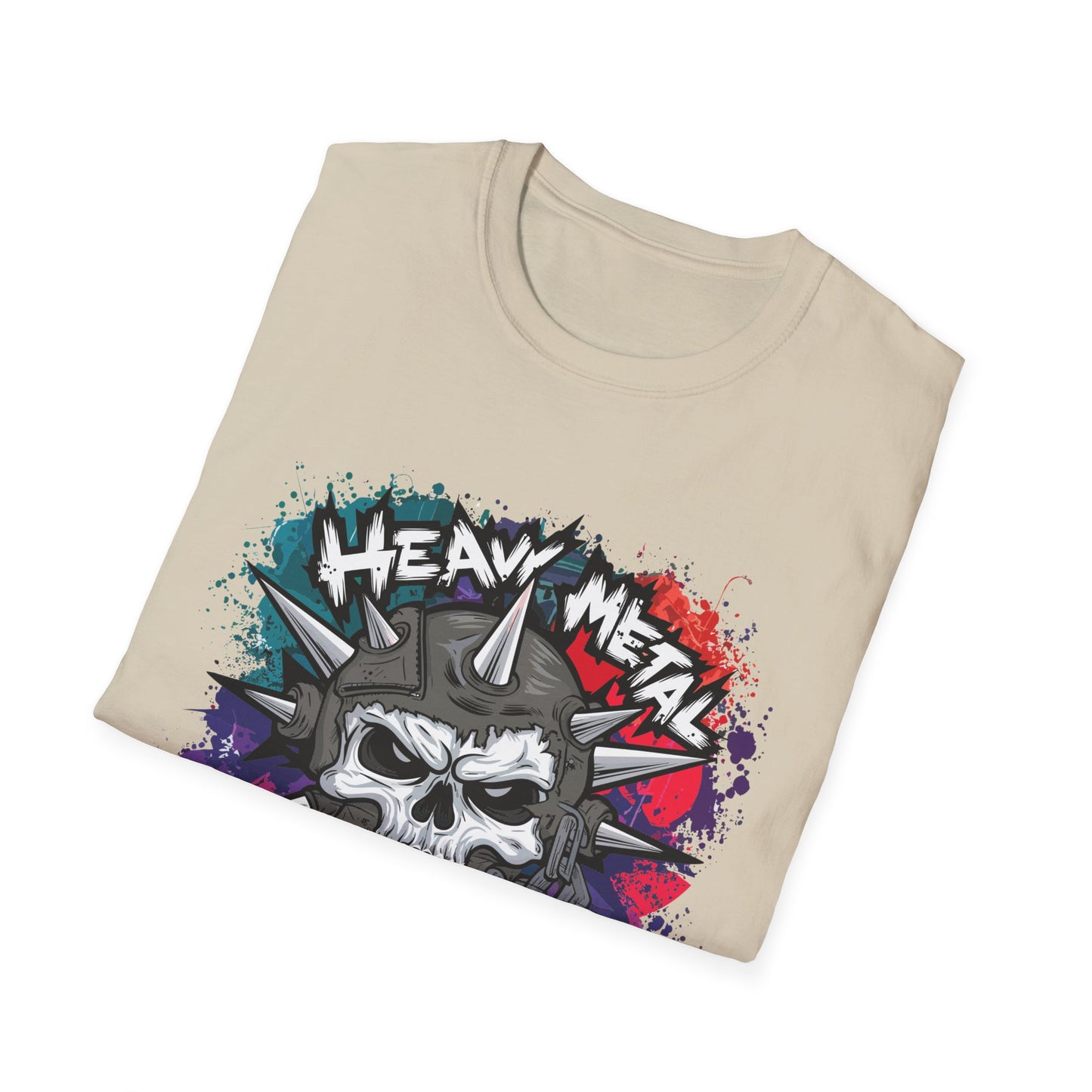 Heavy Metal Kingz Unisex Softstyle T-Shirt, Rock Music Tee, Gift for Metalheads, Concert Apparel, Edgy Graphic Shirt