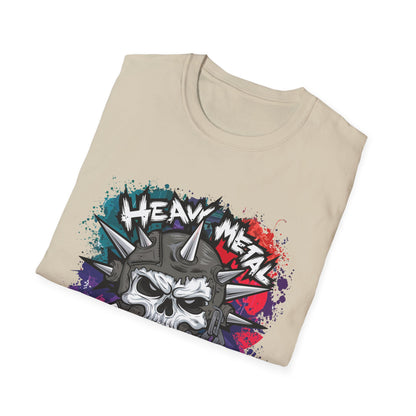 Heavy Metal Kingz Unisex Softstyle T-Shirt, Rock Music Tee, Gift for Metalheads, Concert Apparel, Edgy Graphic Shirt
