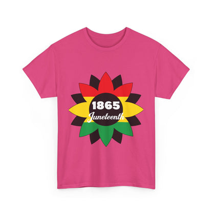 Juneteenth Celebration Tee - Unisex Heavy Cotton Shirt, African Heritage Apparel, Black History Month, 1865 Roots, Proud Culture Wear