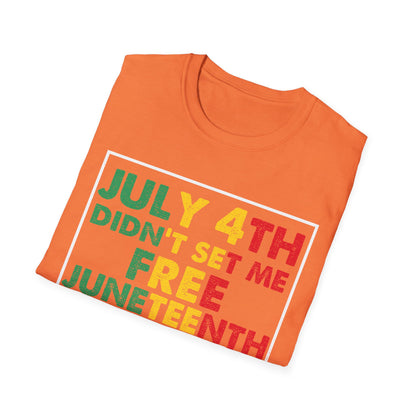 Juneteenth Independence T-Shirt, Celebrate Freedom, Unisex Tee, African American Heritage, July 4th Alternative Shirt, Gift Idea