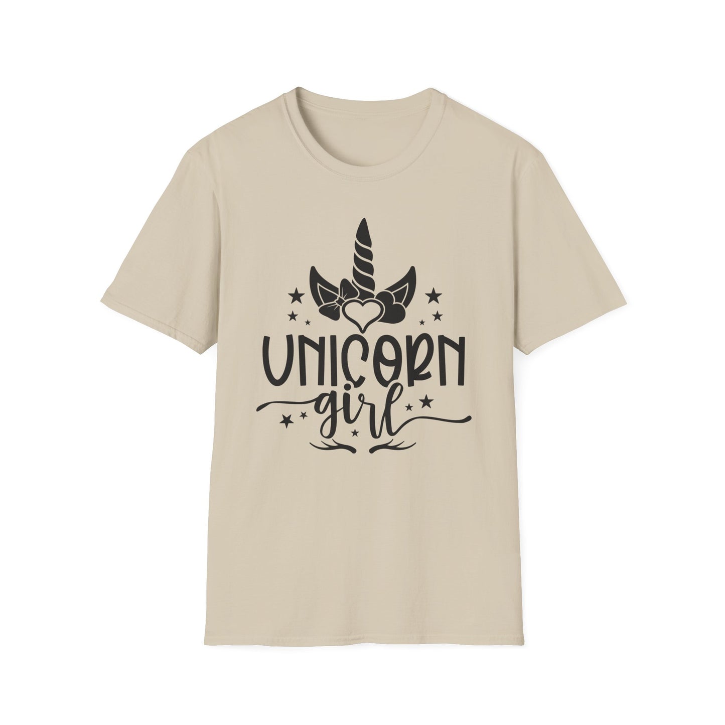 Unicorn Girl Softstyle T-Shirt for Kids & Teens - Cute Fantasy Tee