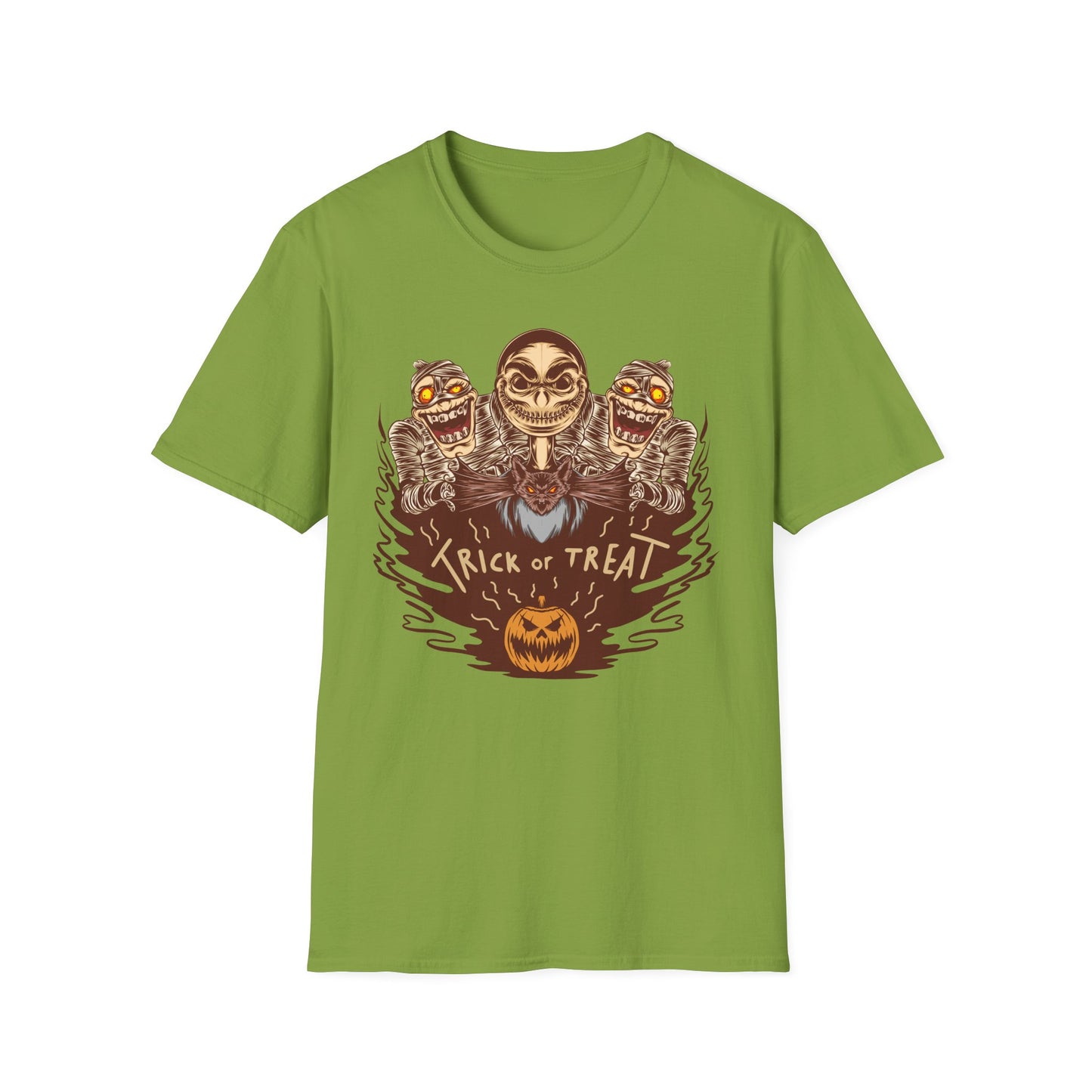 Halloween Trick or Treat Unisex T-Shirt, Spooky Shirt, Fall Fashion, October Celebration Tee, Halloween Costume Tee