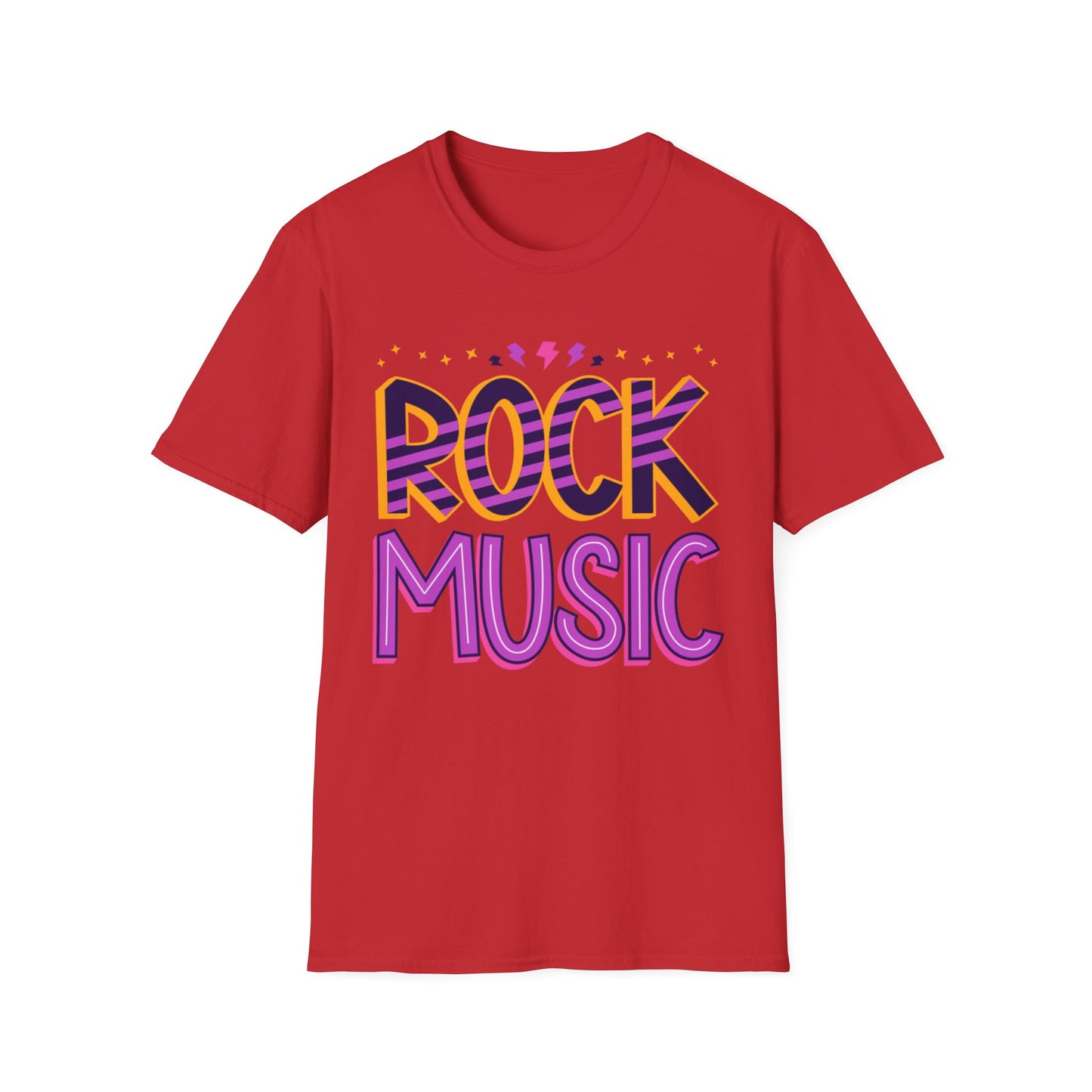 Rock Music Unisex Softstyle T-Shirt | Perfect for Concerts, Music Lovers, Gifts, Casual Wear, Festivals