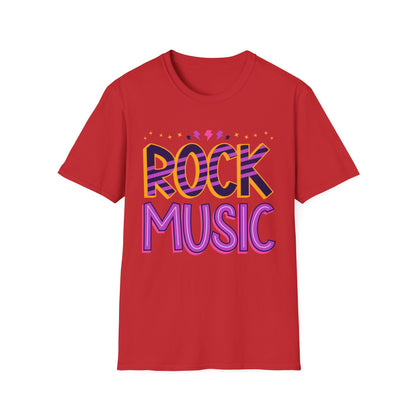 Rock Music Unisex Softstyle T-Shirt | Perfect for Concerts, Music Lovers, Gifts, Casual Wear, Festivals