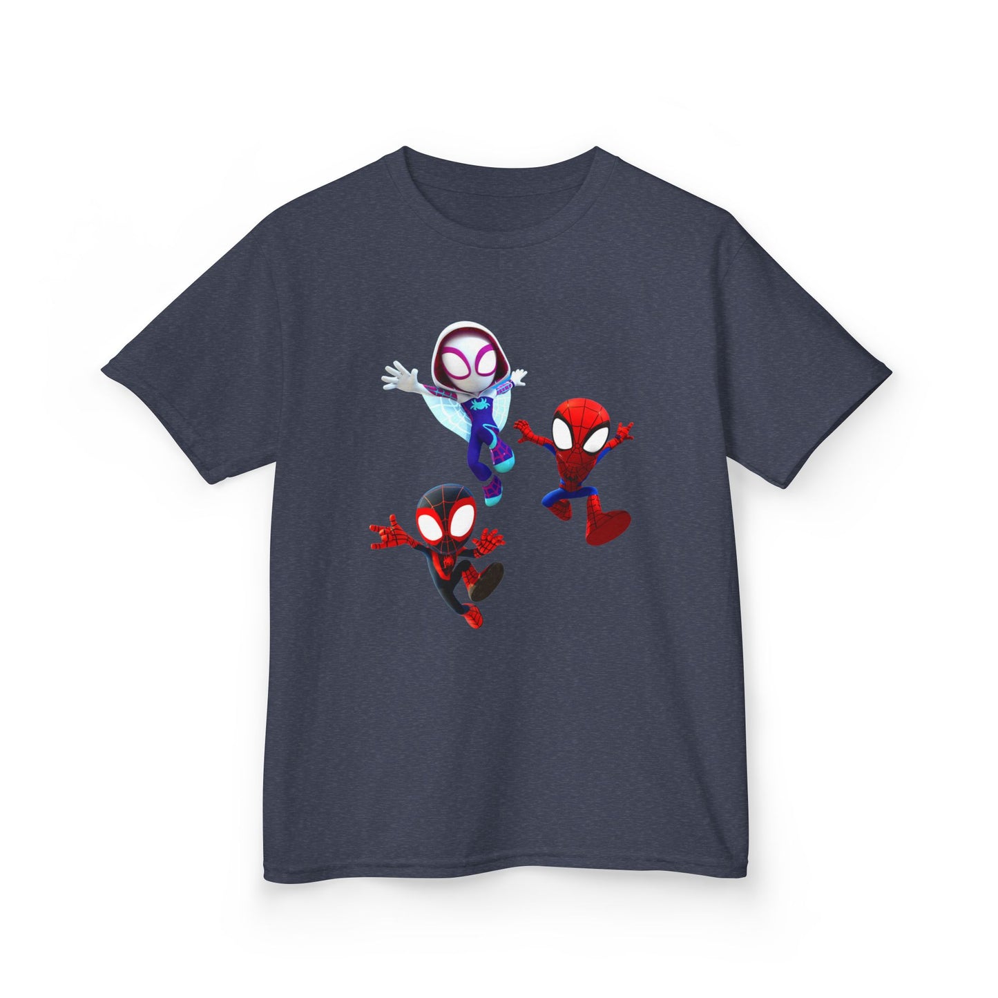 Kids Superhero Adventure Tee, Kids Birthday Gift, Fun Playwear, Spiderman Costume Shirt, Cartoon Character T-Shirt, Summer Outfit