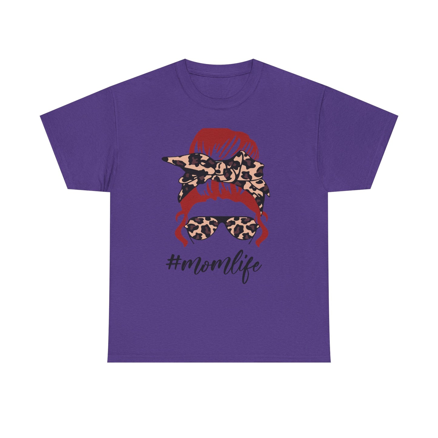 #Momlife Unisex Heavy Cotton Tee - Stylish & Comfortable T-Shirt for Moms