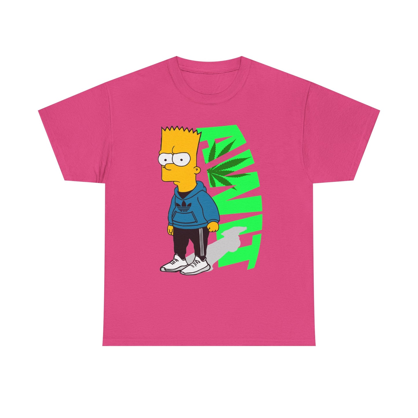 Bart Simpson Cannabis Vibe Unisex Heavy Cotton Tee