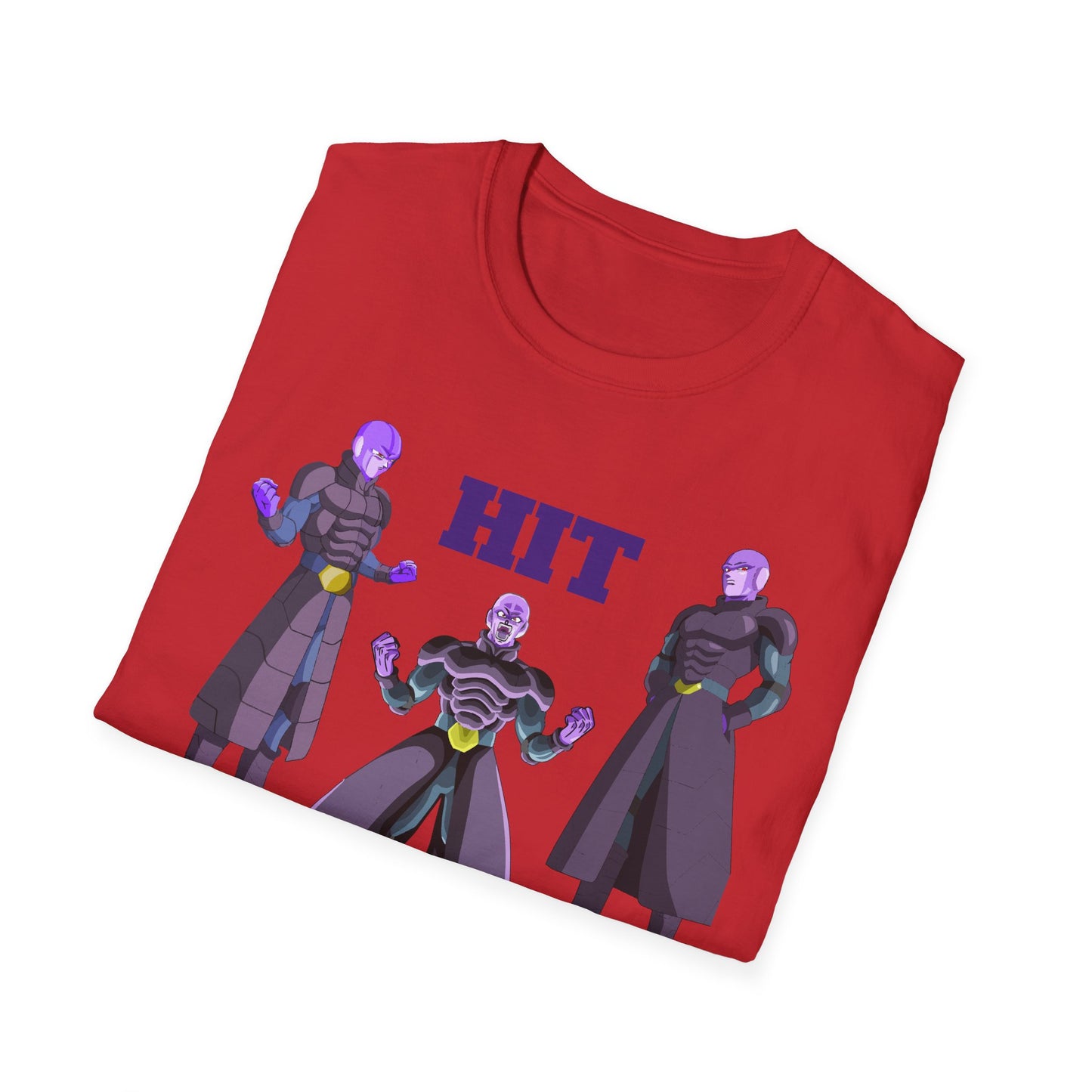 Unisex Softstyle T-Shirt - HIT Character Design for Anime Lovers