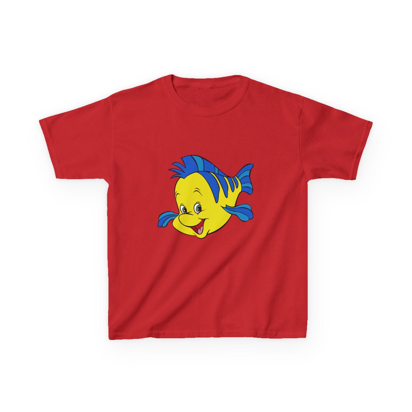 Kids Cartoon Fish Tee - Fun Summer T-Shirt, Gift for Birthday, Beach Day, Family Outings, Vacation Wear