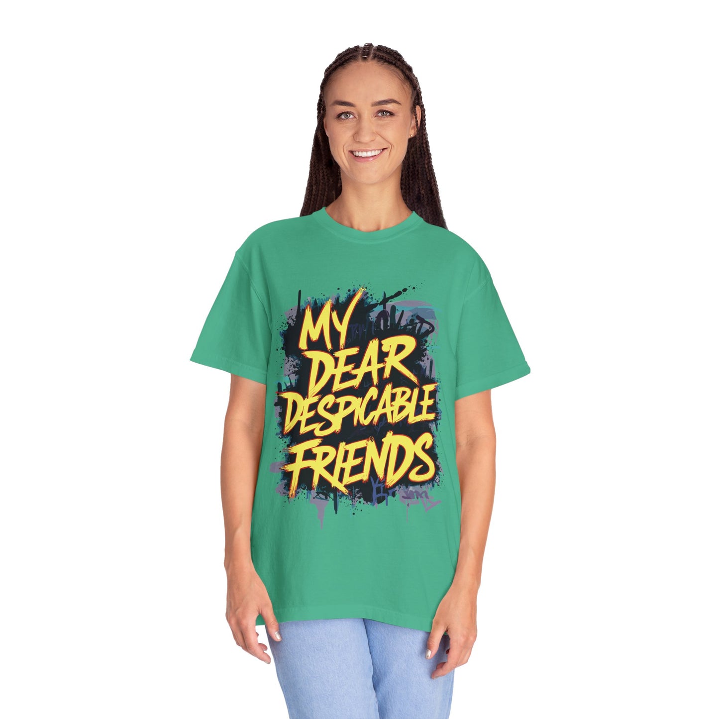 Despicable Friends Graphic Tee, Unisex T-Shirt, Casual Wear, Gift for Friends, Fun Statement Shirt, Graphic Tee for Fans