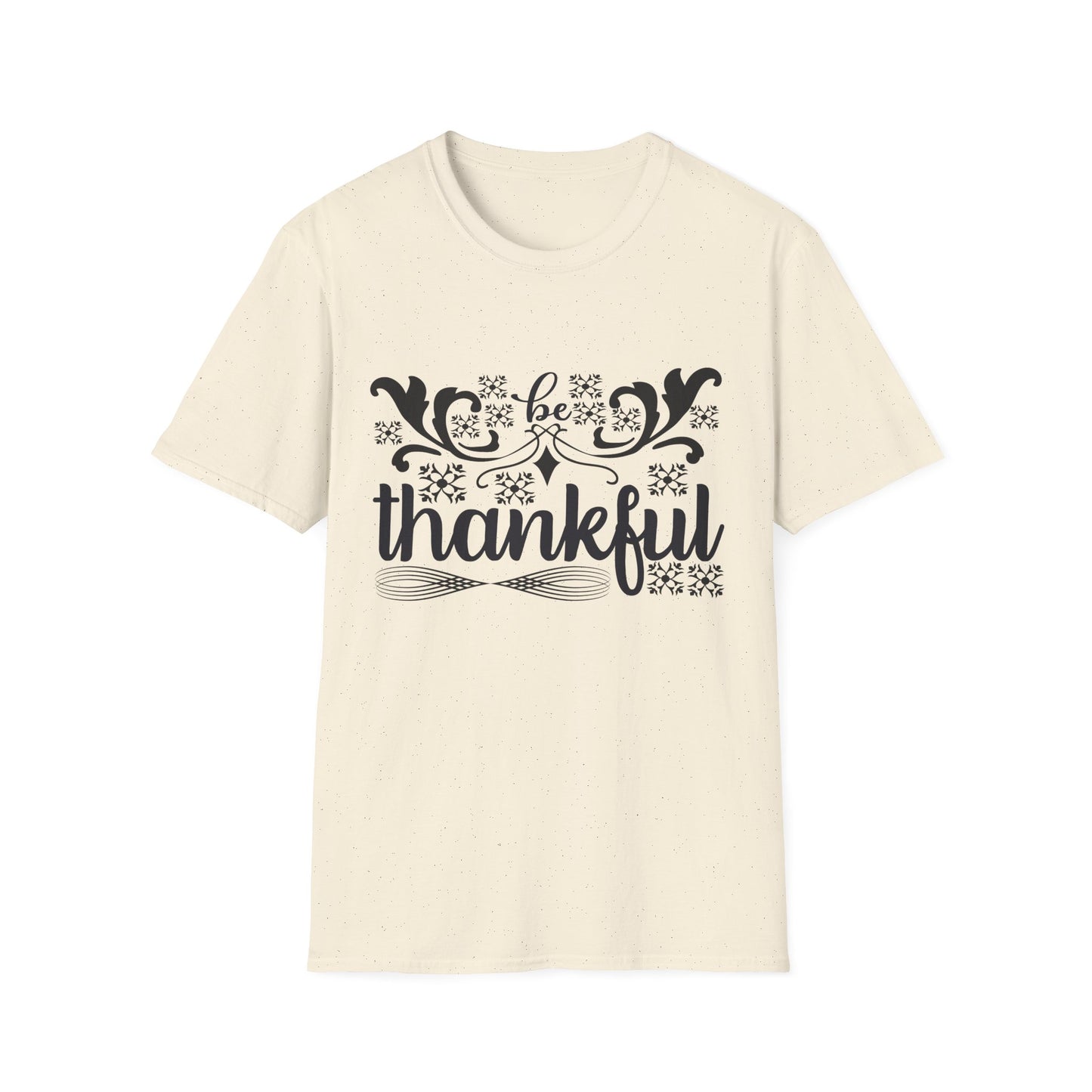 Thankful Unisex Softstyle T-Shirt - Fall Fashion, Thanksgiving Gift, Casual Wear, Gratitude Tees, Everyday Comfort