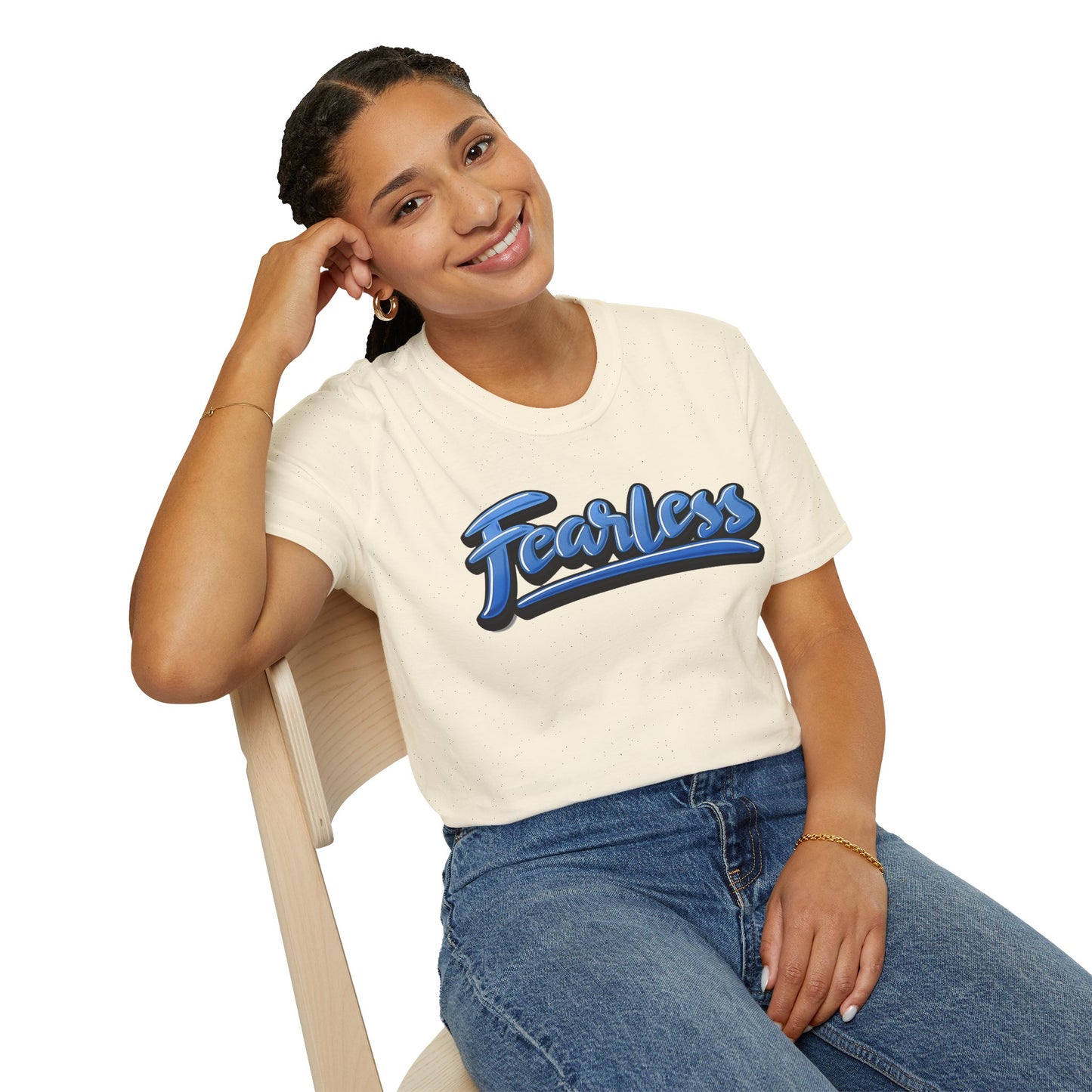 Fearless Unisex Softstyle T-Shirt - Inspiring Graphic Tee for Confident Self-Expression